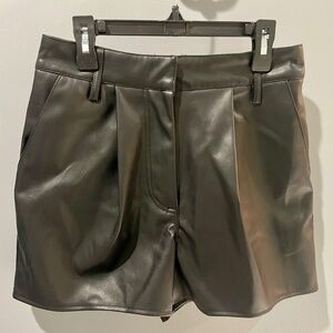 Nasty Gal Faux Leather Short